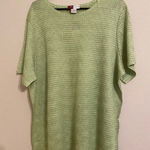Green blouse